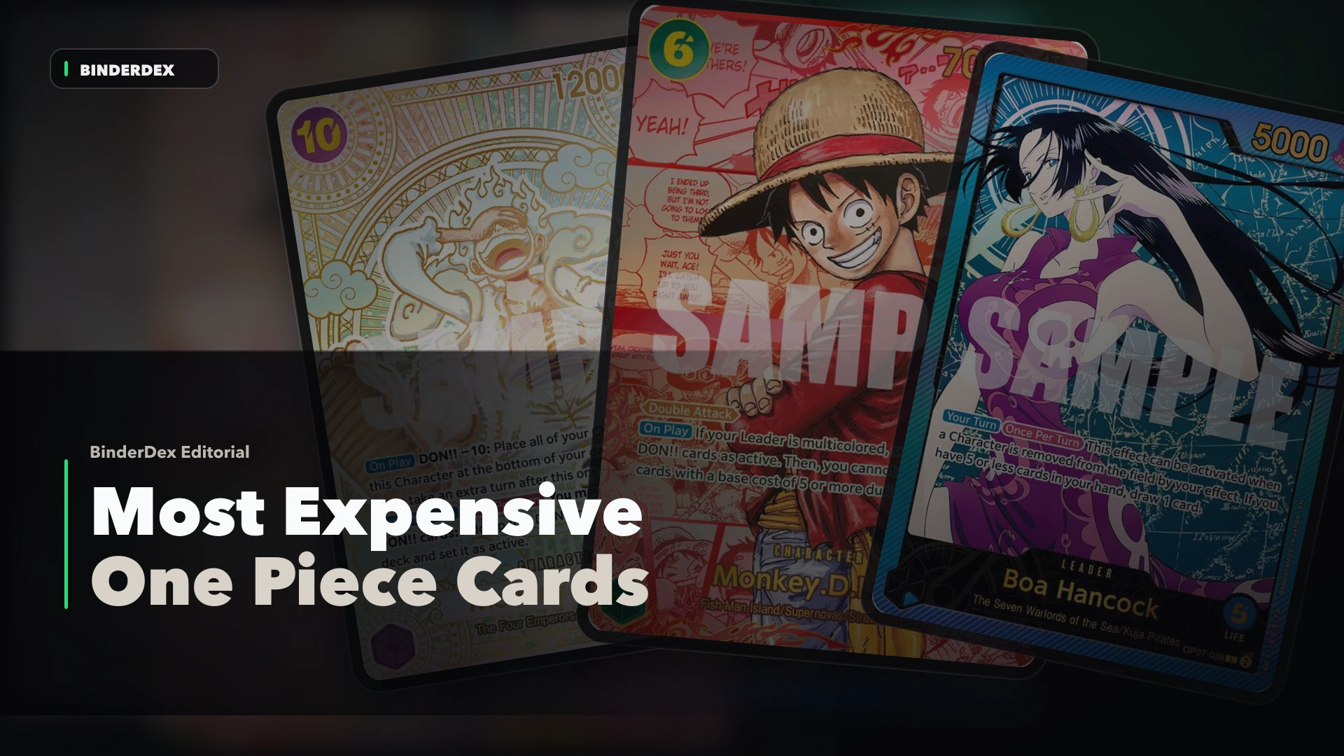 The Most Expensive One Piece Cards Right Now, Priced From Live Data hero image